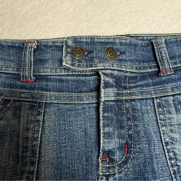 No Boundaries size 9 Denim Mini Skirt with stretch - Picture 5 of 6